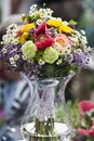 The vintage wedding bouquet