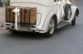 Vintage Wedding Car Royalty Free Stock Photo