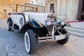 Vintage wedding car Royalty Free Stock Photo