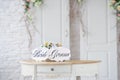 Vintage wedding decoration Royalty Free Stock Photo