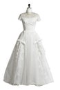 Vintage wedding dress 1950s princess style Royalty Free Stock Photo