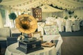 Vintage wedding reception