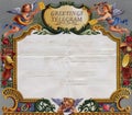 Vintage wedding telegram frame