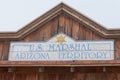 Vintage western US Marshal Arizona Territory sign