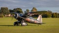 A vintage Westland Lysander, a British army co-operation and liaison aircraft