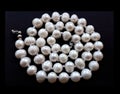 Vintage white beads, natural pearl necklace. Vintage pearl necklace.