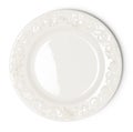 Vintage white empty plate Royalty Free Stock Photo