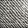 Vintage white metallic scales background texture for design in a mid-range ai generated Royalty Free Stock Photo