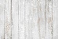 Vintage white wood wall with snow falling over. Royalty Free Stock Photo
