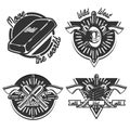 Vintage wild west emblems Royalty Free Stock Photo