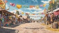 Vintage Wild West Yearly Fair