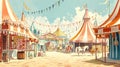 Vintage Wild West Yearly Fair