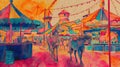 Vintage Wild West Yearly Fair