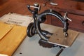 Vintage Willcox & Gibbs sewing machine Royalty Free Stock Photo