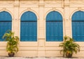 Vintage window of Historic Building in Wat Phra Kaew