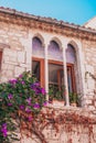 windows with arches and columns Royalty Free Stock Photo