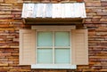 Vintage windows on brick wall Royalty Free Stock Photo