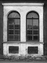 Vintage windows with lattices