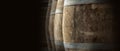 Wine barrel texture Royalty Free Stock Photo