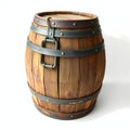 A vintage wine barrel with rustic texture Royalty Free Stock Photo