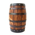 A vintage wine barrel with rustic texture Royalty Free Stock Photo