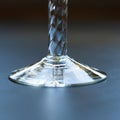 Vintage wine glass close-up. antique wine glass Royalty Free Stock Photo