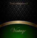 Vintage wine label vector background Royalty Free Stock Photo