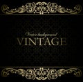 Vintage wine label vector background Royalty Free Stock Photo