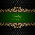 Vintage wine label vector background Royalty Free Stock Photo