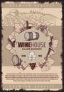 Vintage Winery Poster