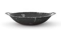 Vintage Wok pan isolated on a white background. 3d Royalty Free Stock Photo