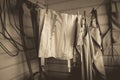 Vintage women undergarment clothing Royalty Free Stock Photo