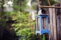 Vintage wood lamp