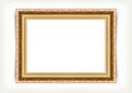 Vintage wood picture frame