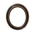 Vintage wood picture round frame Royalty Free Stock Photo