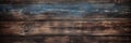 Vintage wood planks texture background, old dark brown wooden boards of barn wall. Panoramic wide banner. Theme of rustic design,