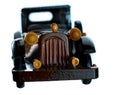 Vintage wooden car toy model Royalty Free Stock Photo