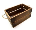 Vintage wooden crate Royalty Free Stock Photo