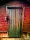 Vintage wooden door Royalty Free Stock Photo