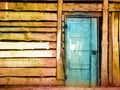 Vintage wooden door Royalty Free Stock Photo