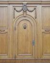 Vintage wooden door, Dresden, Germany Royalty Free Stock Photo