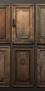 Vintage Wooden Doors With Densely Textured Surfaces And Photorealistic Compositions