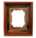 Vintage wooden Frame with ornate insert