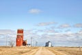 Vintage wooden grain storeage elevator