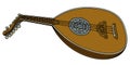 Vintage wooden lute