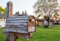 Vintage Wooden Mailbox