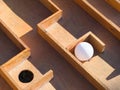 Vintage Wooden Maze Ball Game