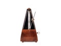 Vintage wooden metronome Royalty Free Stock Photo