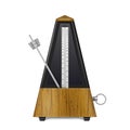 Vintage Wooden Metronome Royalty Free Stock Photo