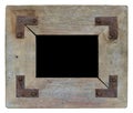 Vintage wooden photo frame Royalty Free Stock Photo